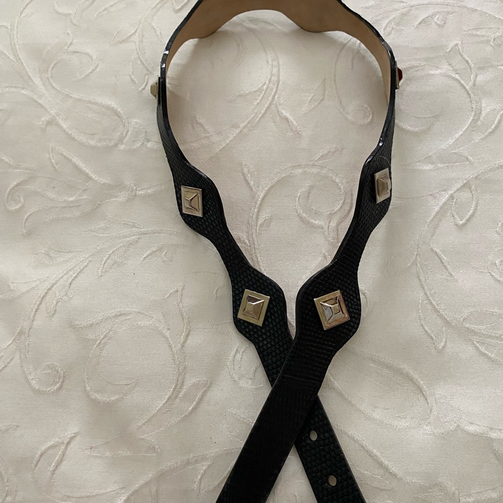 Kielslstein Cord genuine lizard belt S/M